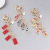 Cá hoạt hình perler đồ trang sức sáng tạo móc khóa cặp đôi móc khóa hợp - ảnh sản phẩm 1
