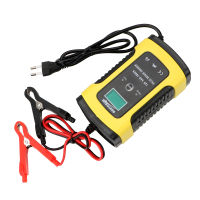 12V 6A Car Inligent Battery Charger Motorcycle Digital LCD Display Lead Acid Battery-Chargers Universal For Auto Motorbike