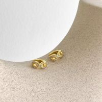 LAC.COLLECTION - Baby Mia Diamond Hoop Earrings ต่างหูห่วงเพชรจิ๋ว