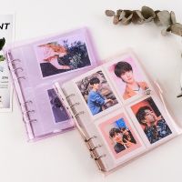 3 inch Transparent Photo Album Jelly Glitter Color for Instax Name Card Kpop Photos Binder