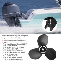 Outboard ใบพัด 10 Spline ฟัน 3 ใบมีด 58100-93763-019 9 1/4x9 Fit สำหรับ Suzuki 9.9HP 15HP 20HP