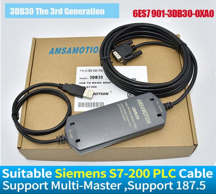 6es7-901-3db30-0xa0เหมาะสมsiemens-plcสายลงโปรแกรมs7-200-plcสายข้อมูลusb-ppiดาวน์โหลดสาย3db30