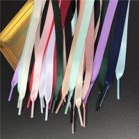 【HOT】▦ 1 1CM Width Shoe laces Silk Flat Shoelaces Sneakers Shoelace 15 Colors Length 80CM 100CM 120CM 150CM S2