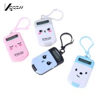 Portable Digit Calculator Kawaii Mini Calculator 8 Display Cartoon Cute Creative Keychain Pocket Calculator Office Supplies