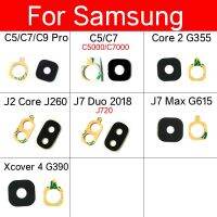 Rear Back Camera Glass Lens Cover For Samsung Galaxy C5 C7 C9 J2 J7 Duo Max Xcover 4 Core 2 Pro 2018 with Adhesive Sticker Parts