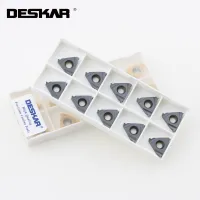 10PCS DESKAR 16ER 16IR 11BSPT 14BSPT 19BSPT LDA LDC Threading แทรกเครื่องกลึงด้ายกลึงเครื่องมือตัดชิ้นส่วนตัด CNC