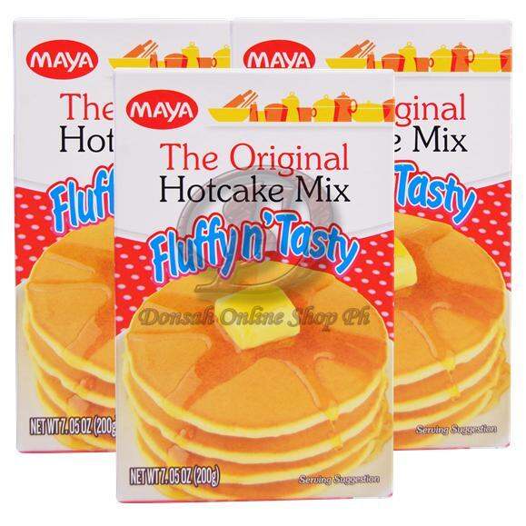 Maya The Original Hotcake Mix Fluffy n' tasty 200g 3 box | Lazada PH