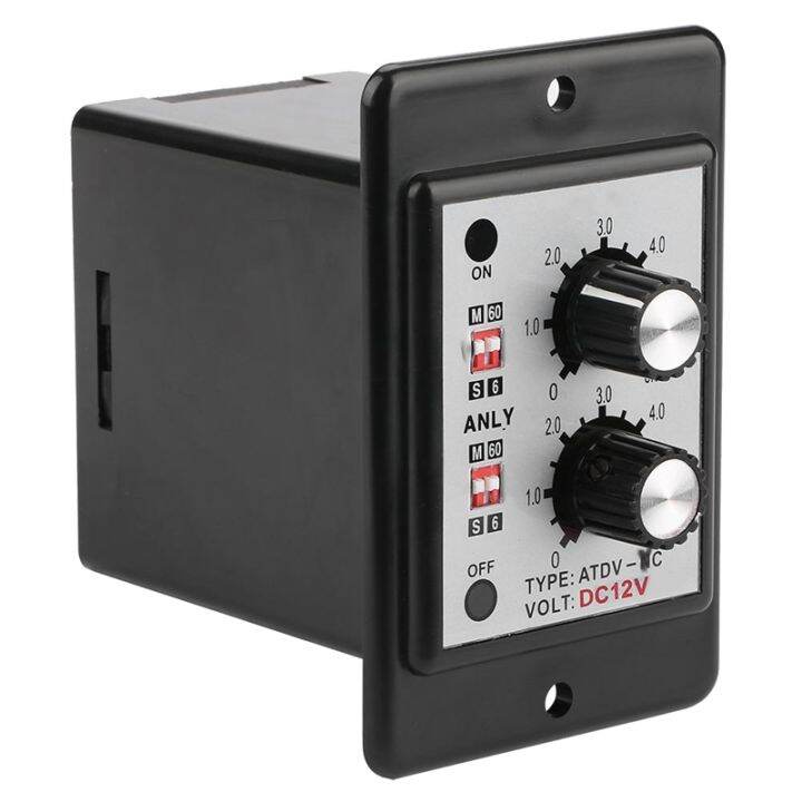 On Off Twin Timer Relay Knob Control Time Switch ATDV-YC 6S-60M Relay ...