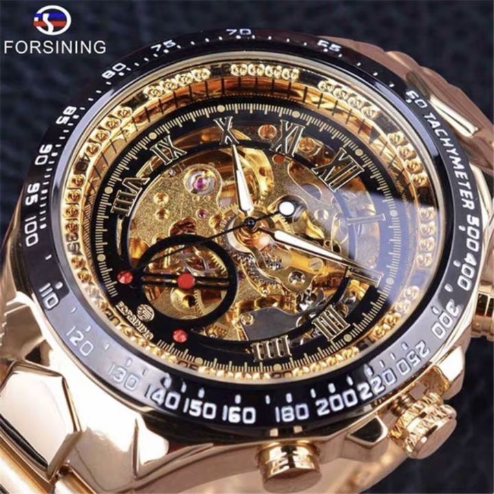 นาฬิกาสำหรับผู้ชายกลไกอัตโนมัติกลวงออก-tourbillon-นาฬิกาเกรดสูงกลไกนาฬิกาเรืองแสงเท่ๆสำหรับผู้ชายหล่อในหมู่นักเรียน