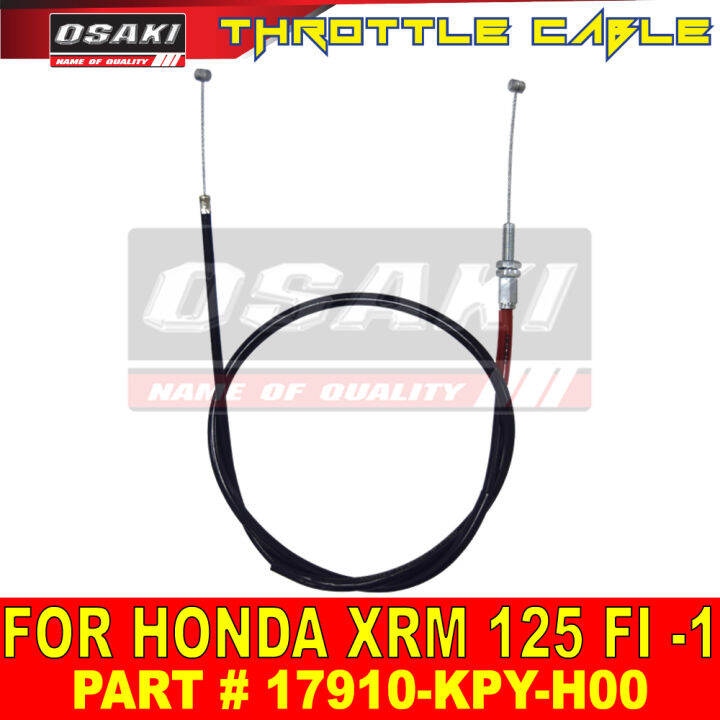 Osaki Motorcycle Throttle Cable 1 for HONDA XRM 125 FI [17910KPYH00