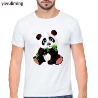 2023 New Mens Fashion Cool Adventure Panda Animals Design T-Shirt Short Sleeve Cool Tops Hipster Tee High Quality T Shirt