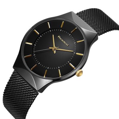 Readeel Watch Men Steel Waterproof Clock Mens Watches Top Brand Luxury Fashion Casual Sport Quartz Wristwatch Relogio Masculino