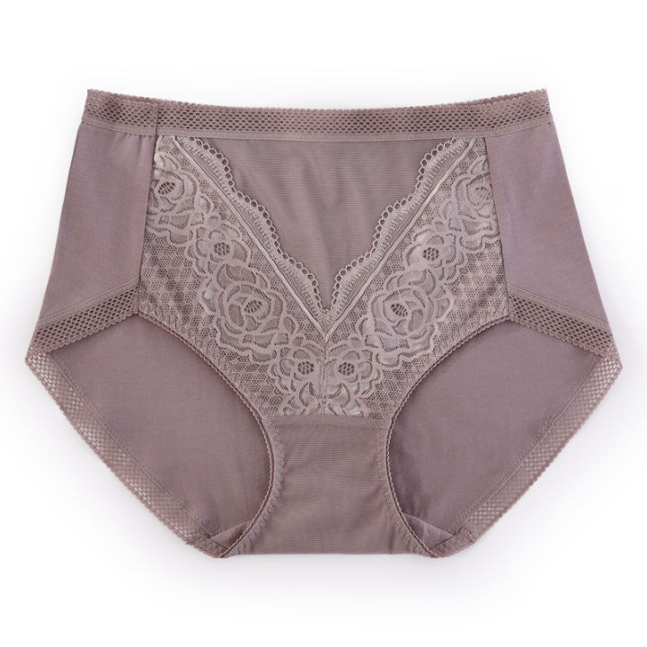 Women Underwear Ladies Cotton Crotch Seamless Waist Pocket Hip