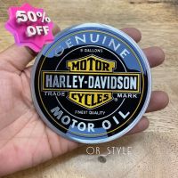 โลโก้ Harley Davidson งานอลูมิเนียมบาง ขนาด 9cm #โลโก้รถ  #โลโก้รถยนต์  #สติ๊กเกอร์รถ #Logo  #โลโก้