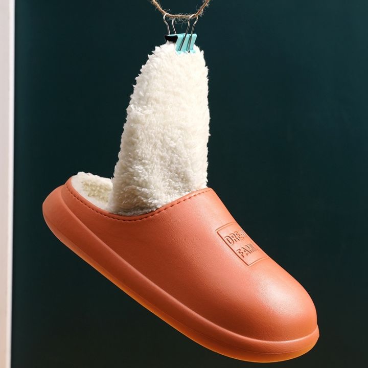 ขายดีที่สุด-ioztt2023-warm-non-slip-slippers-indoor-cotton-non-slips-ladies-soft-memory-foam-couples-shoes