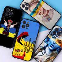 Ukraine girl Phone Case For iPhone 6 7 8 Plus 11 12 13 14 Pro SE 2020 MAX Mini X XS XR Back Funda Cover Electrical Safety