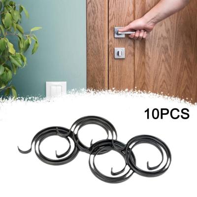 10pcs Replacement Spring for Door knob Handle Lever Internal Coil Repair spindle lock torsion spring flat section Cables Spine Supporters