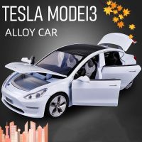 【CC】 2021 New 1:32 Tesla MODEL 3 Alloy Car Diecasts Vehicles Cars Kid Children Gifts Boy