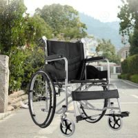 Wheelchair วีลแชร์ รถเข็นผู้ป่วย พับได้ โครงเหล็กชุบโครเมี่ยม รุ่น ALK809-47 YE 【รับประกัน 3 ปี】วีลแชร์, วีลแชร์พับได้, วีลแชร์ผู้สูงอายุ, วีลแชร์คุณภาพสูงสะดวกสบายและปลอดภัย wheelchair รถเข็นพับได้ รถเข็นคนพิการ Ha