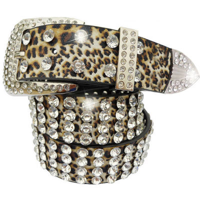Brand New fashion Female leather belt female full of diamond drill wide belt Rhinestone belts cinto feminino for women