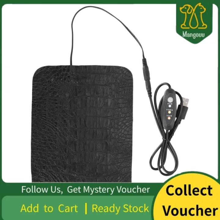 USB Reptile Anti‑Scratch Heating Pad Waterproof Heat Mat for Reptiles