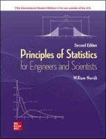 PRINCIPLES OF STATISTICS FOR ENGINEERS AND SCIENTISTS (ISE) Free shipping ส่งฟรี หนังสือส่งฟรี เก็บเงินปลายทาง