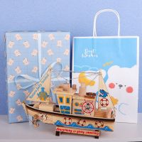 [COD] Music box birthday gift for friends boy sailing wooden practical meaningful souvenir