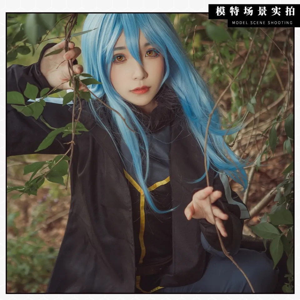  HSIU That Time I Got Reincarnated as a Slime Cosplay Wig  Rimuru Tempest Long Blue Tensei shitara Slime Datta Ken Halloween Synthetic  straight hair : Beauty & Personal Care