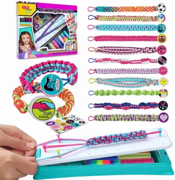 IQKidz Friendship Bracelet Maker Kit - Making Bracelets craft Toys for girls  Age 8 - 12 yrs, cool Birthday gifts for 7, 9, 10, 1