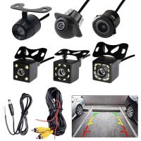 Car Rear View Camera with Video Cable Night Vision Reversing Auto Parking Camera IP68 Waterproof CCD LED Auto Backup Monitor HD Vehicle Backup Cameras