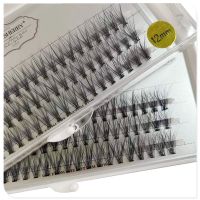 ขนตาแต่ละตัวคานมิงค์ขนตาปลอมคลัสเตอร์ 20D Lashes ขยายการต่อกิ่งการติดตั้งขนตาปลอมให