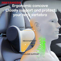 Car 6D Adjustable Mechanical With Phone Tablet Holder Headrest Memory Heart Shape Foam Neck Pillow Driving Travel Accessoires