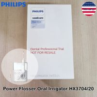 Philips® Sonicare Power Flosser 3000 Oral Irrigator, White ผลิตภัณฑ์ทำความสะอาดช่องปาก เครื่องฉีดน้ำทำความสะอาดฟัน ไหมขัดฟันพลังน้ำ