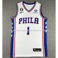 ✻✽♤ 2023 new men Philadelphia 76ers 1 James Harden embroidery basketball jerseys jersey white