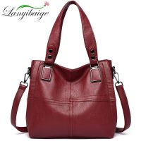 ZZOOI New Luxury Brand Women Leather Handbag Genuine Leather Casual Tote Bags High Quality Soft Sheepskin Female Big Shoulder Bags