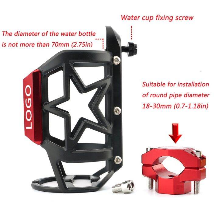 sushi-สำหรับคาวาซากินินจา250-400-300-650-zh2-1000sx-zx6r-zx10r-zx25r-ที่ยึดชั้นวางขวดแก้วดื่มน้ำเครื่องดื่มน้ำดื่มรถจักรยานยนต์