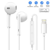 หูฟังเดิมสำหรับ Apple 14 Pro Max 13 12 11หูฟัง X XS XR 8 7 6บวกบลูทูธสายหูฟังอุปกรณ์ศัพท์