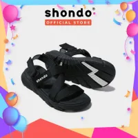 [HCM] Giày Dép Sandals SHONDO F6 Sport Màu Đen - Giày Đẹp Đi Học Nam Nữ - Shondo Đen F6S301