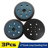 ✠✑▤ 6 Inch 6 Hole Sanding Pad Dust-free Hook and Loop Replacement Backing Plate 150mm for Ridgid R2611 Random Orbit Sander Polishing