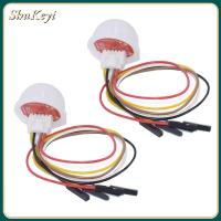 SHUKEYI 2pcs BH1750FVI เซ็นเซอร์ไฟส่องสว่าง ดิจิตัล DC 5V ลูกบอลความเข้มของแสง บล็อกเซ็นเซอร์ BH1750 โมดูลเซ็นเซอร์ความเข้มของแสง Arduino สำหรับเด็ก