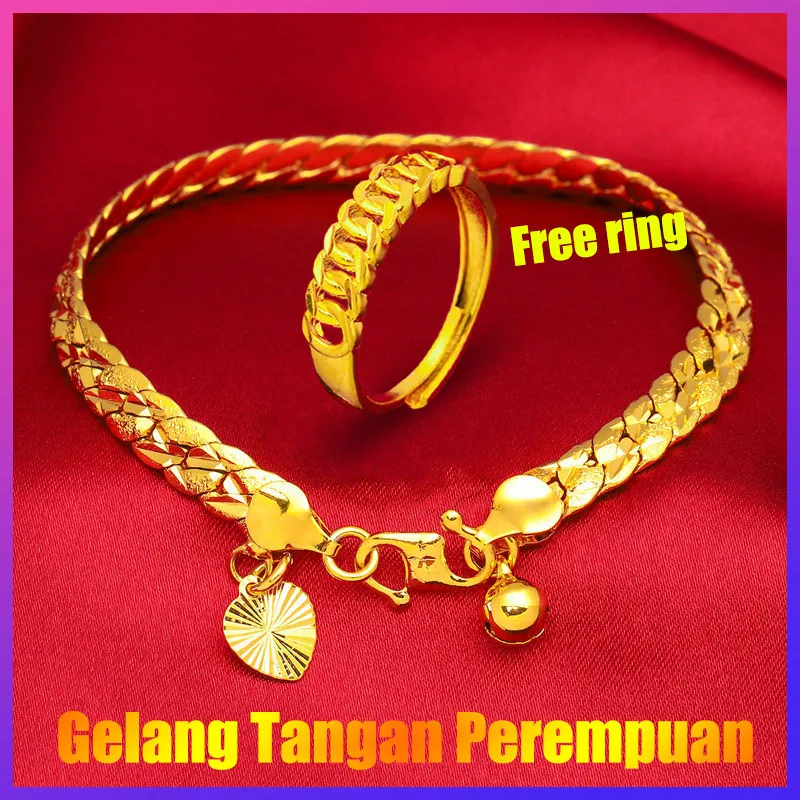 Gelang LV Emas 916 Tulen