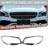 1 Pcs Front Headlight Lens Cover Headlight Shell Lamp Cover for Mercedes-Benz W117 CLA 2017-2019 Right