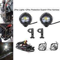 โคมไฟเสริมไฟตัดหมอก LED สำหรับ BMW R1200GS F800GS ADV สำหรับ Yamaha MT07 MT09 CRF1000L แฝดแอฟริกันไฟหน้าของ Kawasaki