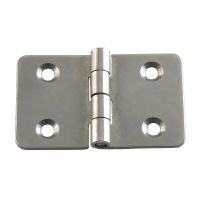 Stainless Steel 304 Reinforced Load Bearing Hinge Industrial Heavy Duty Distribution Box Cabinet Door Folding Flat Open Hinge Door Hardware Locks