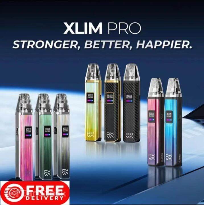 New Style OXVA XLIM PRO 30w Fast Charging 1000mAh 0.6Ω /0.8Ω /1.2Ω ...