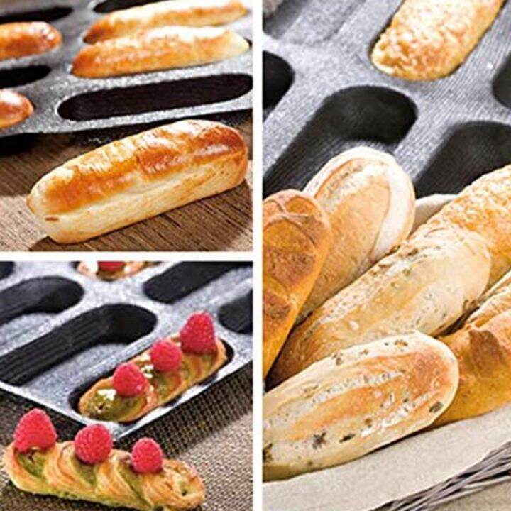 12-holes-silicone-baguette-pan-non-stick-perforated-french-bread-pan-forms-hot-dog-molds-baking-liners-mat-bread-mould