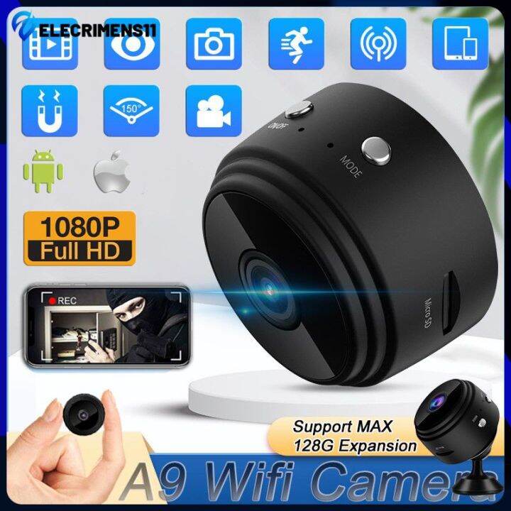 【Philippine Delivery】Mini A9 Camera 1080P HD Wireless WIFI CCTV Bulb