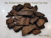 28g - 1kg: เกล็ดไม้โอ๊คอเมริกัน คั่วเข้ม รมควันแบบดั้งเดิม TRADITIONAL MILDLY SMOKED American Medium Toasted Oak Chips For BBQ or Home Brewing Wine Making to Provide the Flavour of Oak Barrel