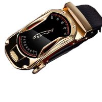 Straight Mens Automatic Buckle Fashion Business Leisure Belt