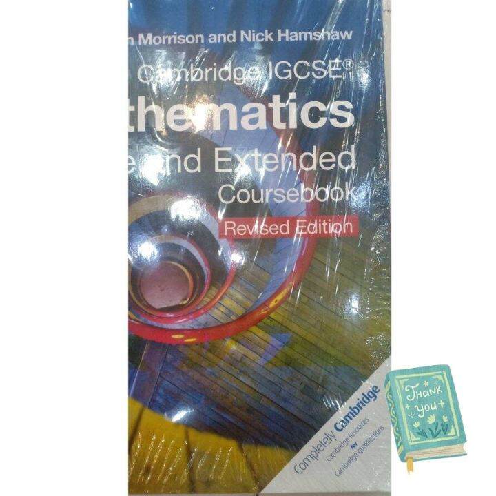 จัดส่งฟรี *** Cambridge IGCSE Mathematics Core And Extended Coursebook ...